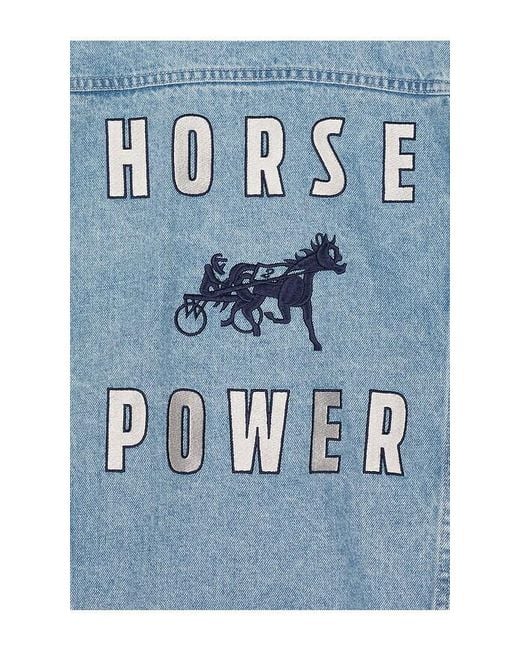 Siegelman Stable Blue X Ford Patched Denim Jacket for men