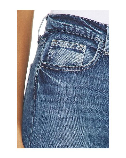 L'Agence Blue Clayton Wide Leg Pant