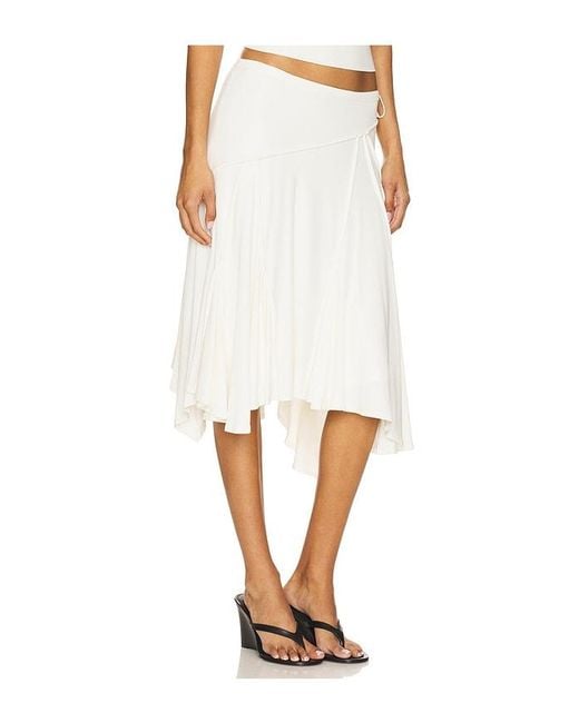 With Jean White Sharni Skirt