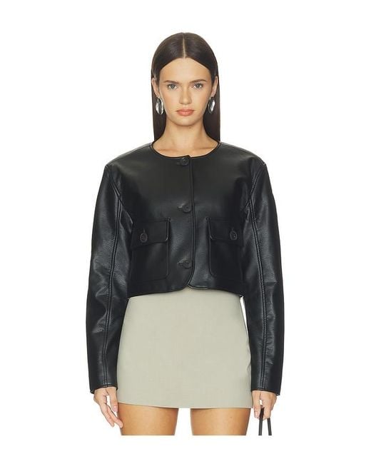 Blank NYC Black Cropped Jacket