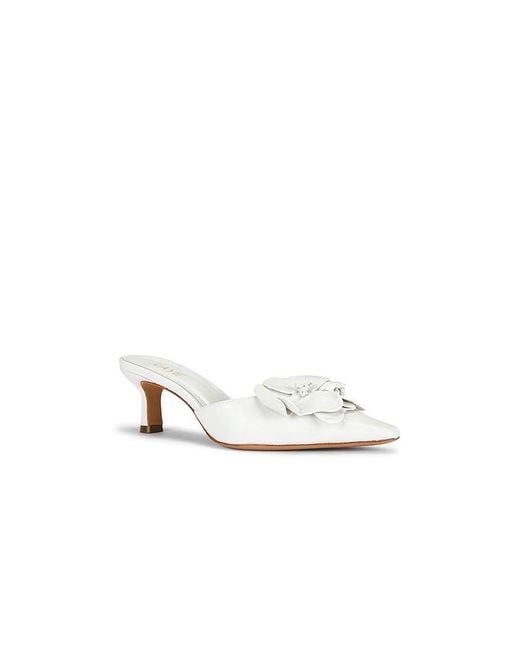 Raye White Kennedy Pump