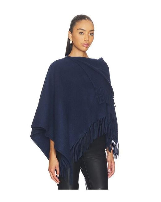Rag & Bone Blue Darcey Cowl Poncho