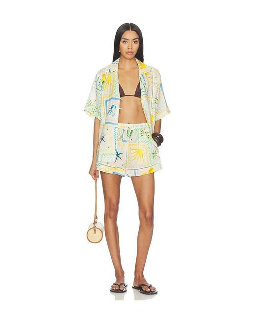 LSPACE Yellow La Mer Shirt