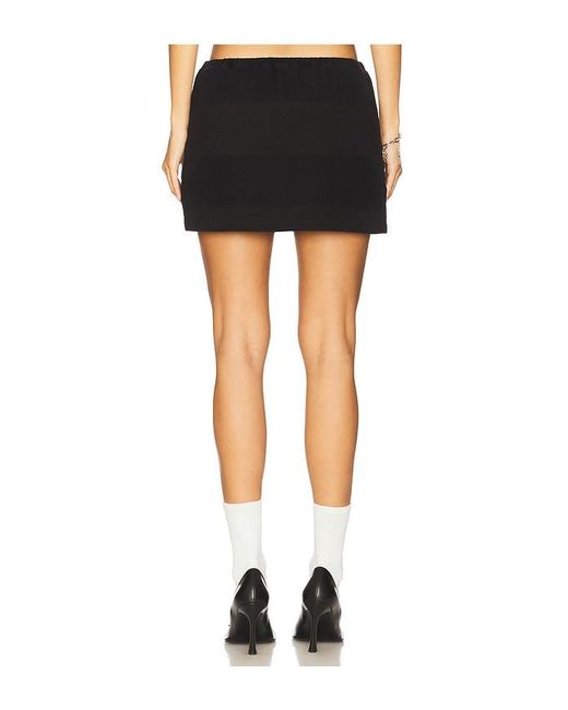 Alexander Wang Black Mini Deconstructed Polo Skort