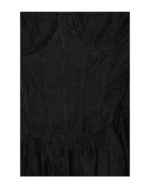 Astr Black Linelly Dress