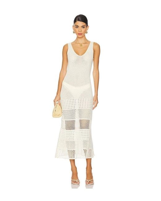 Escvdo White Ensenada Maxi Dress