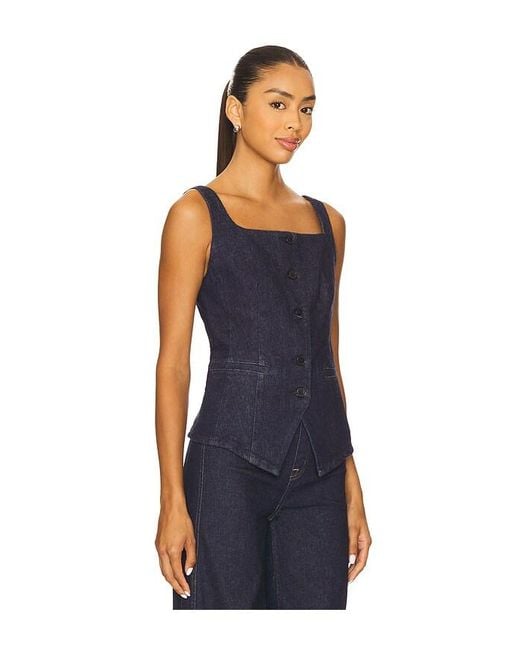 Spanx Denim Vest Blue