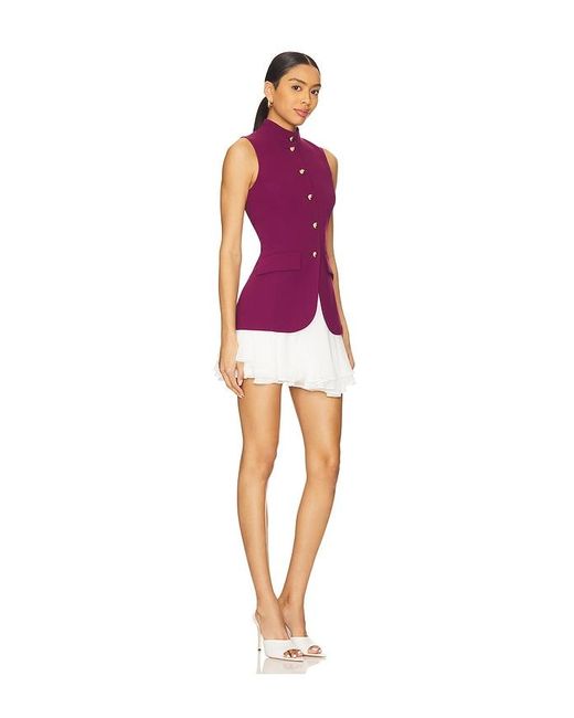 Amanda Uprichard Red Justine Dress