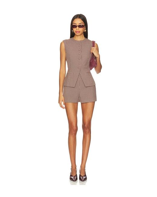 Astr Brown Gisselle Vest