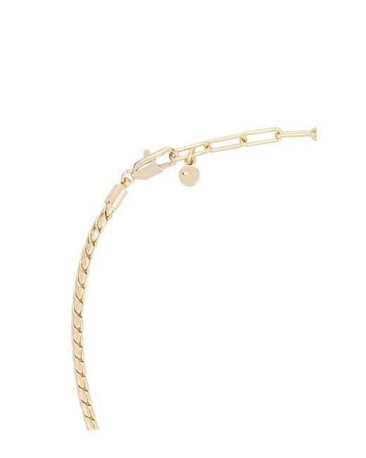 Ettika Metallic Solstice Pendant Choker Necklace