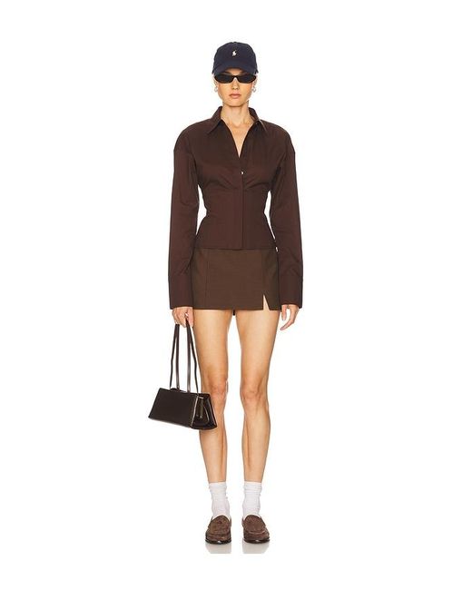 L'academie Brown Elsie Shirt