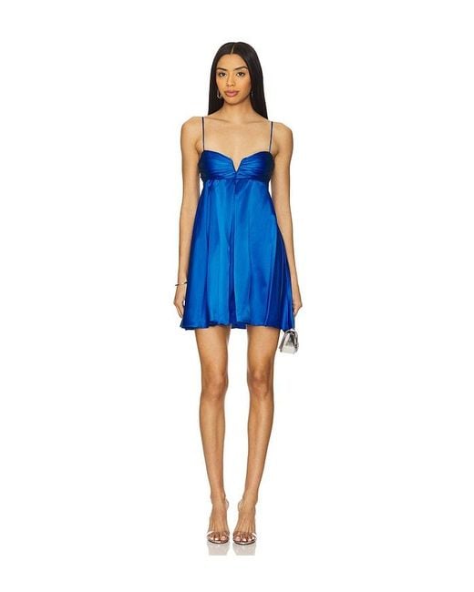 Amanda Uprichard Blue Kleid Liana