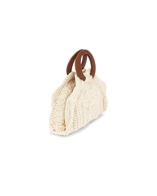 Dolce Vita Natural Maren Crochet Top Handle Bag