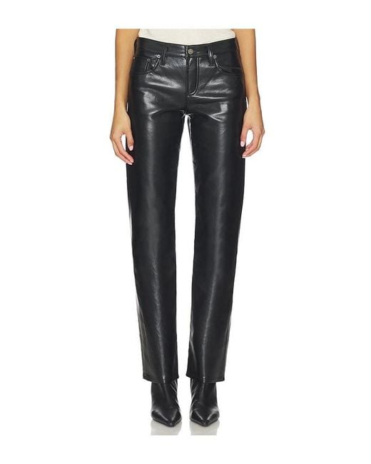 Agolde Black Low Rise Slim
