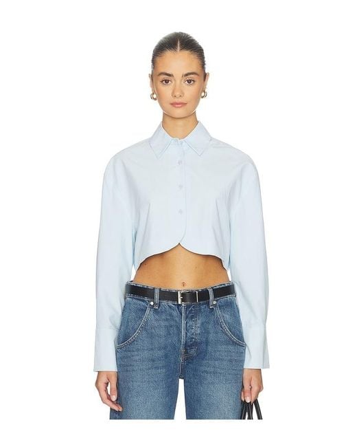 ALL THE WAYS White Tara Button Up Top