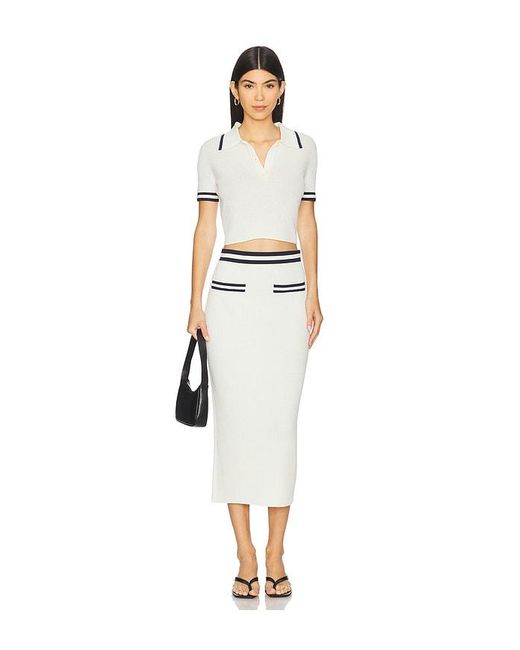 Jonathan Simkhai Multicolor Page Midi Skirt