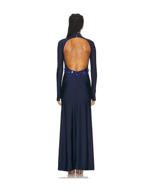 Mariandree Gaitan Blue Mariel Dress