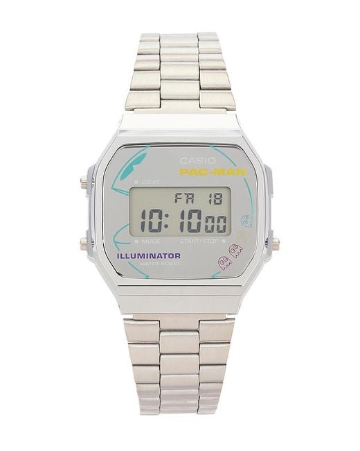Reloj Pacman En Color Plateado Metálico Talla G-Shock de hombre de color Multicolor