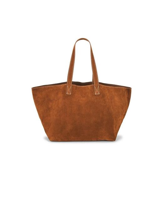 Mansur Gavriel Brown Caryall Tote Bag