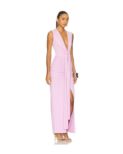 Susana Monaco White Tie Front Gathered Dress