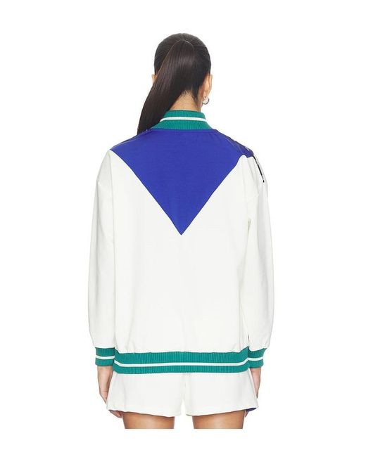 Gcds Blue Color Block Track Jacket