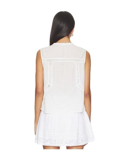 Show Me Your Mumu White Camden Blouse