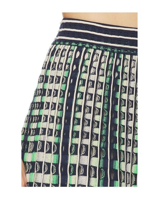 Jonathan Simkhai Green Drue Midi Skirt