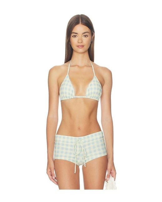 Oddli Multicolor Bikini Top