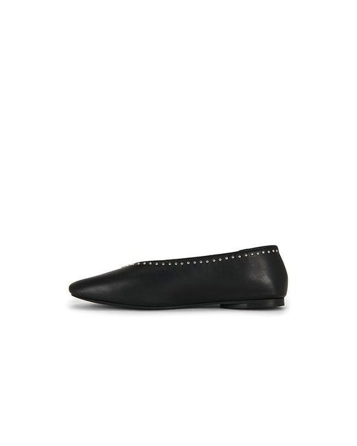 Anine Bing Black Ana Studs Flat