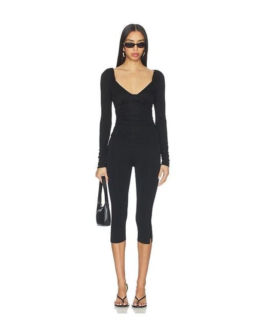 Lovers + Friends Black Cora Top