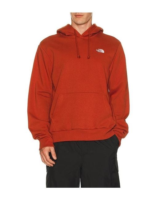 The North Face Red Evolution Simple Dome Regular Hoodie for men