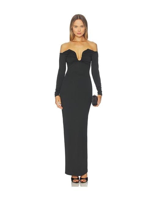 superdown Black Aya Maxi Dress