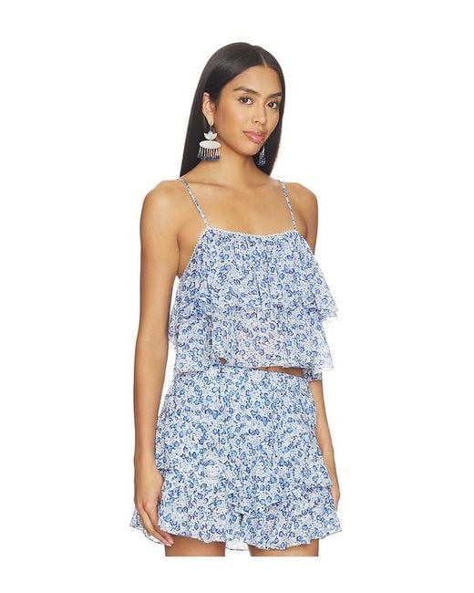 Isabel Marant Blue Erisa Top