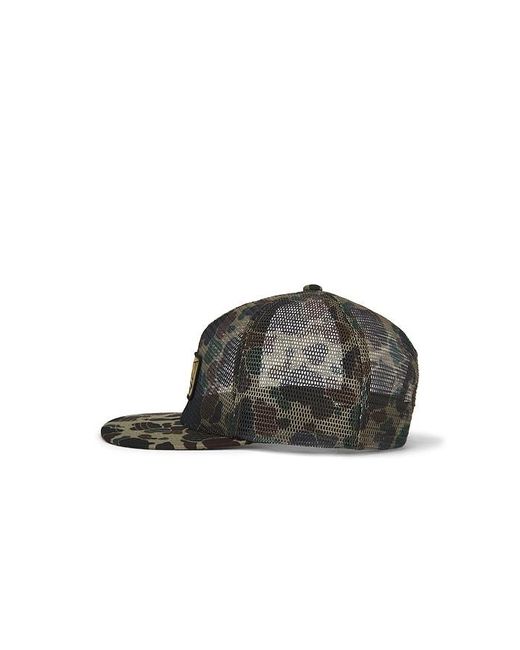 Autumn Headwear Black Camo Trucker Cap for men