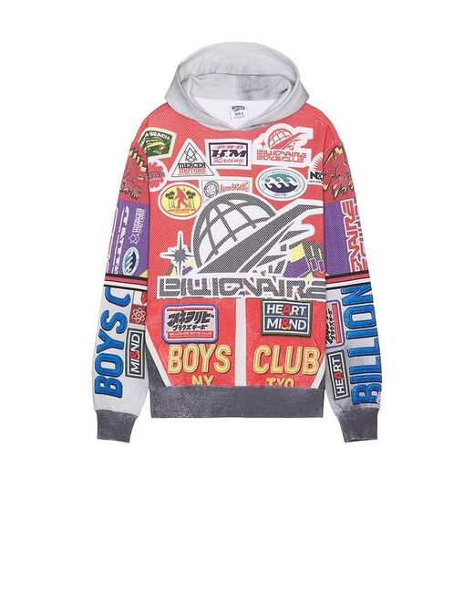 BBCICECREAM Red Outside Hoodie for men