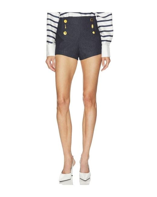 FRANÃOISE Blue Bijou Short