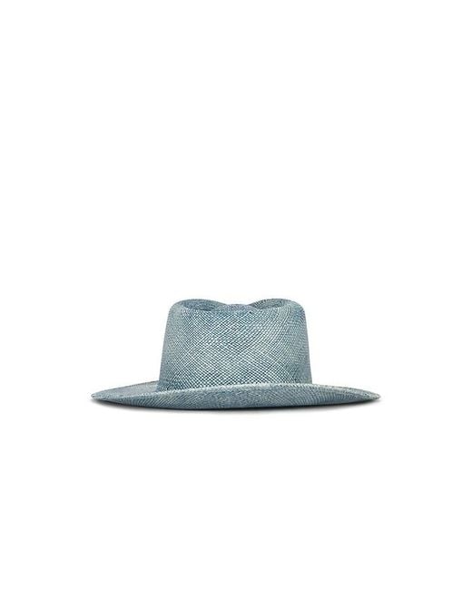 Malbon Blue Straw Hat for men