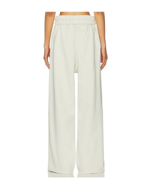 BOILER ROOM White Wide Sweatpant