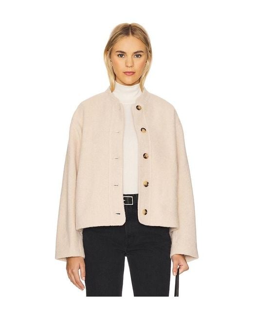 Elodie the Label Natural Elodie Jules Half Coat
