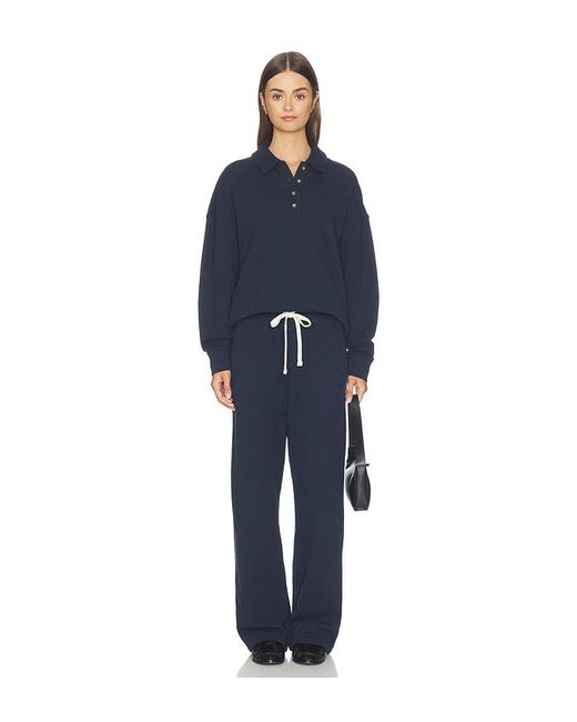 Sold Out NYC Blue The French Terry Polo Sweater