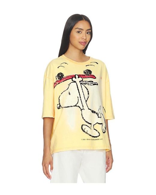 Vintage Heavy Metallic X Peanuts Snoopy Jersey for men
