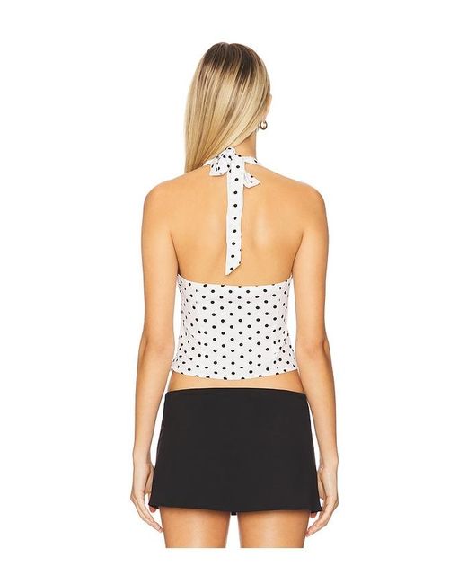 MORE TO COME White Vivan Halter Top