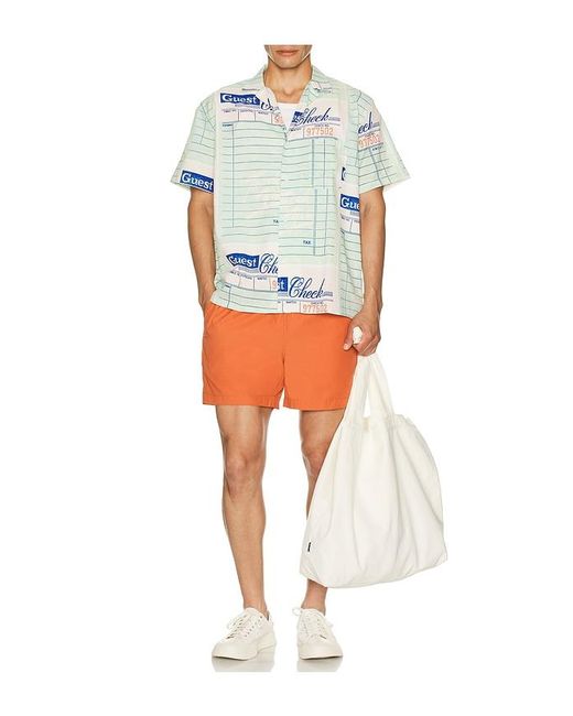 Onia Orange Charles 5 Swim Trunk for men