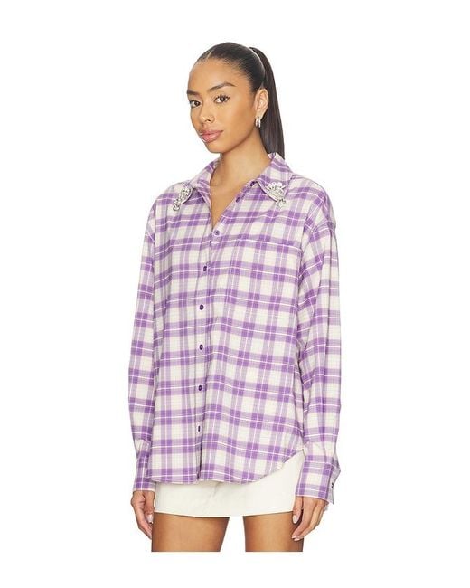 Essentiel Antwerp White Juices Oversized Shirt