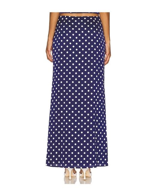 MORE TO COME Blue Annie Maxi Skirt