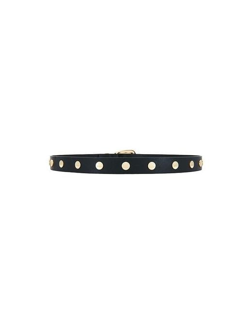 Lamarque Black Leather Belt