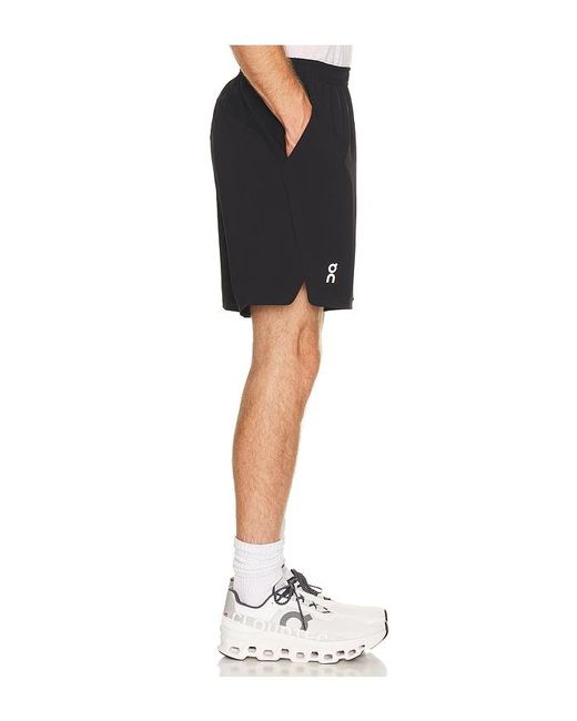 On Shoes Black Train Shorts 7 for men