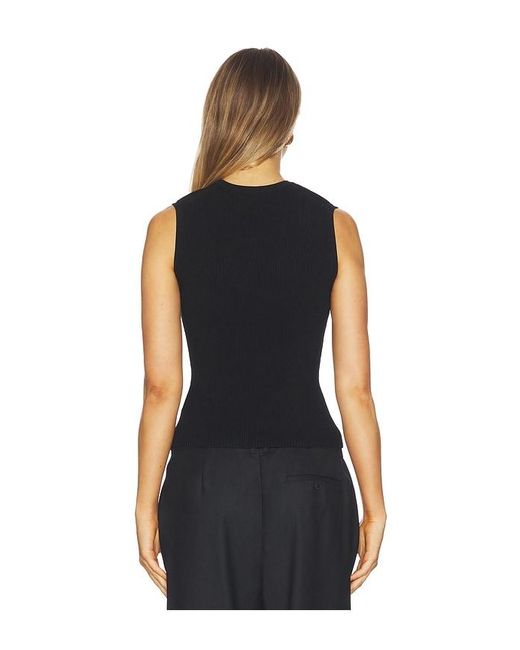 Veronica Beard Black Sid Sleeveless Pullover