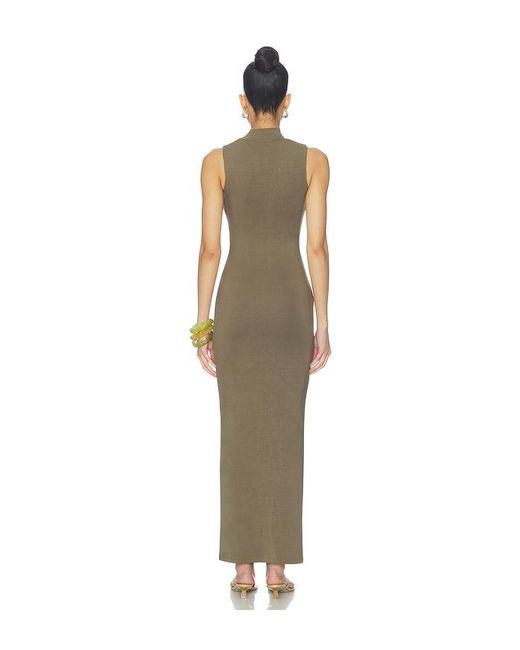 ALL THE WAYS Natural Lilac Maxi Dress