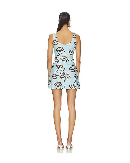 ROAME. Blue Ariana Mini Dress